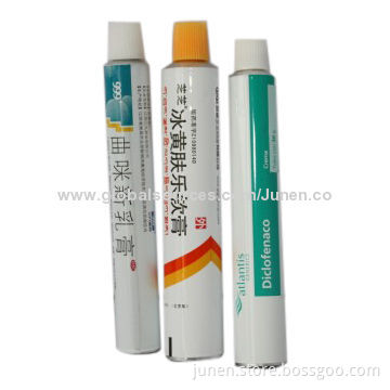 Ointment tube with beautiful printing and corrosion resistance